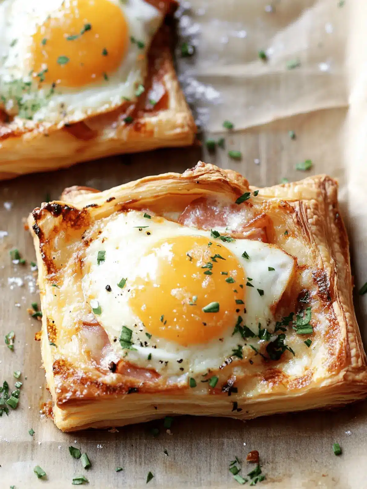 Irresistible Puff Pastry Croque Madame for a Festive Feast