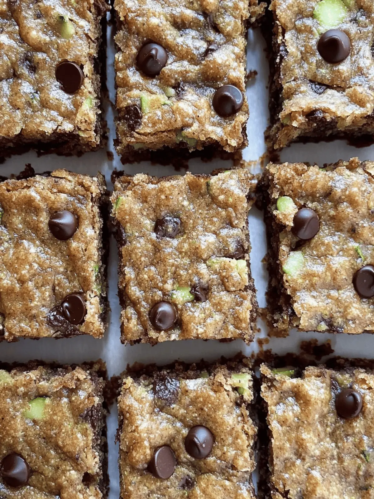 Delicious Chocolate Chip Zucchini Bread Bars for Guilt-Free Indulgence