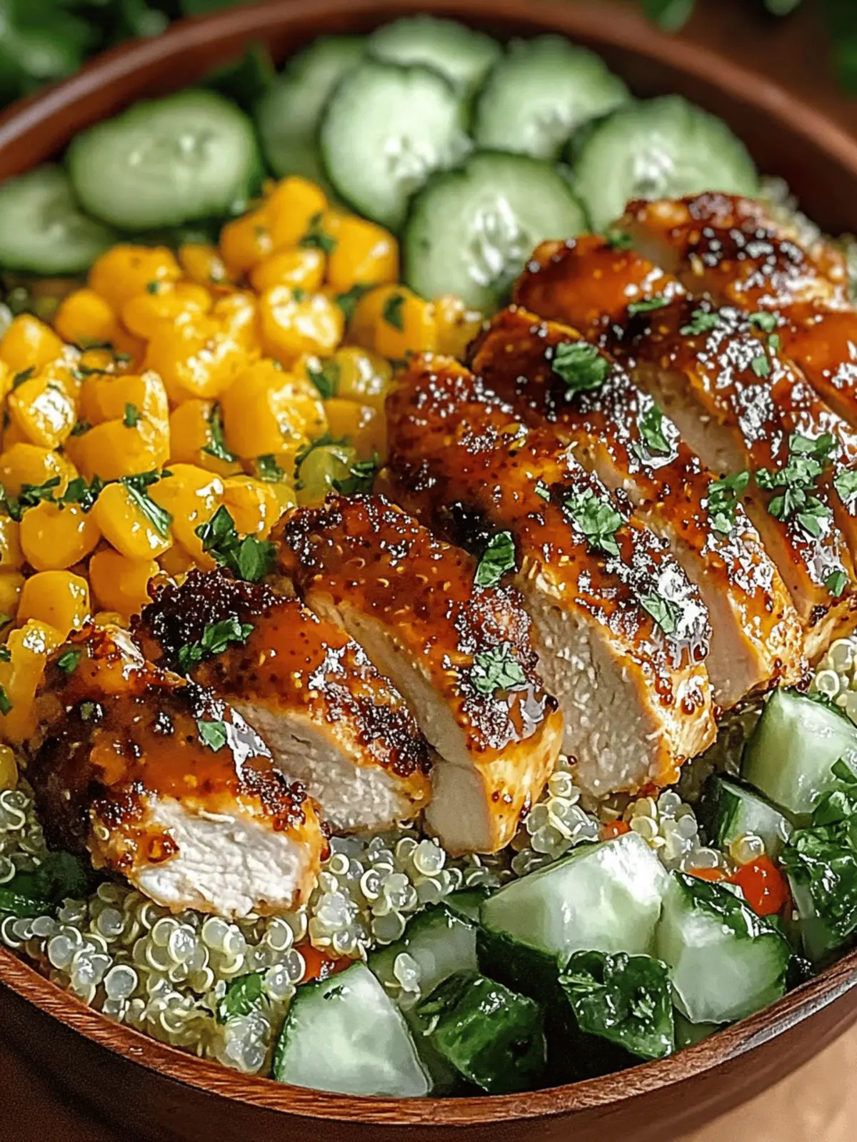 Mustard Chicken Quinoa Power Bowl: Your New Lunch Hero