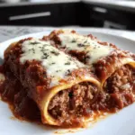 Stuffed Manicotti Meat Sauce