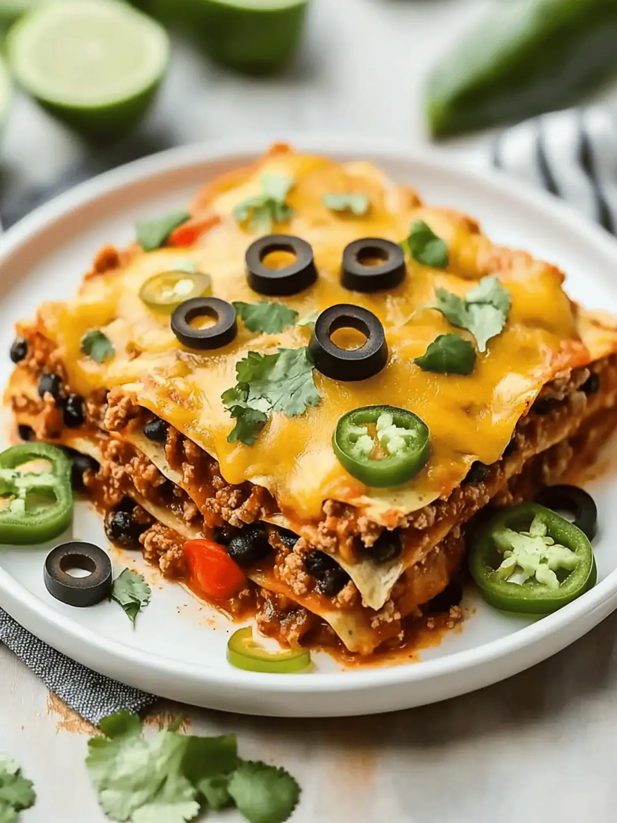 Beef Enchilada Casserole