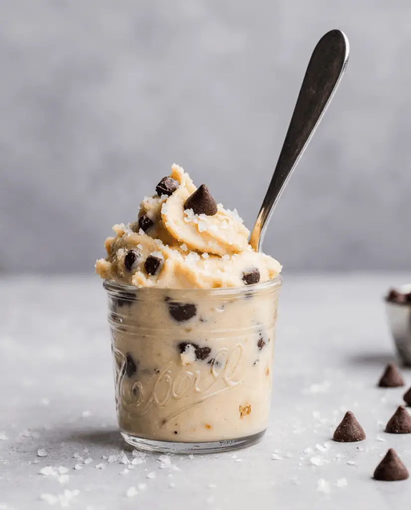 Edible Cookie Dough for One