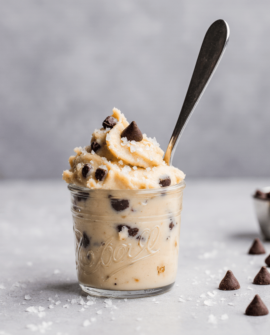 Edible Cookie Dough for One