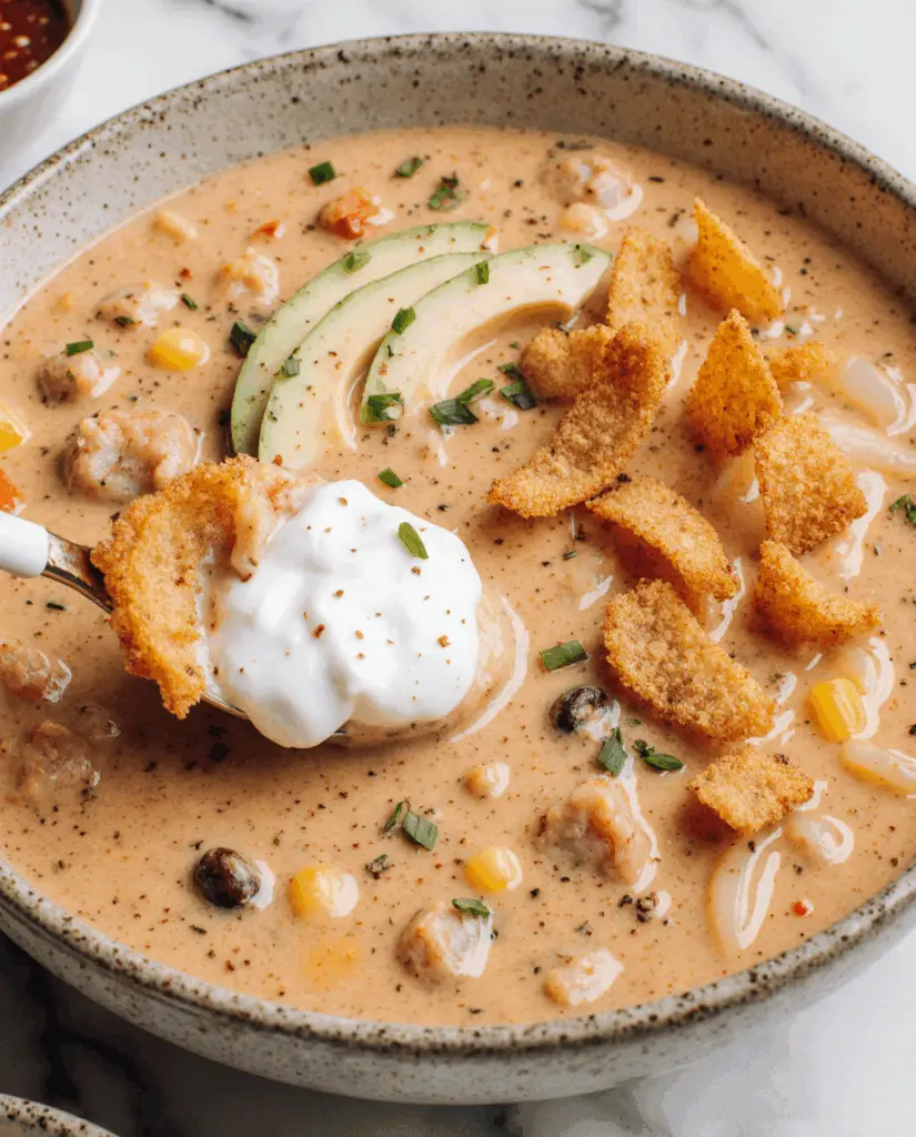 Creamy Chicken Tortilla Soup