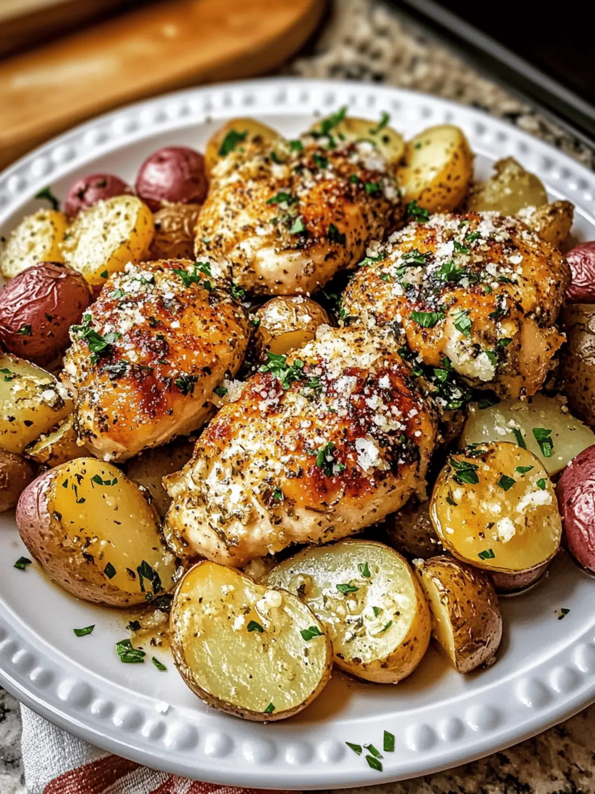 Garlic Chicken and Potatoes