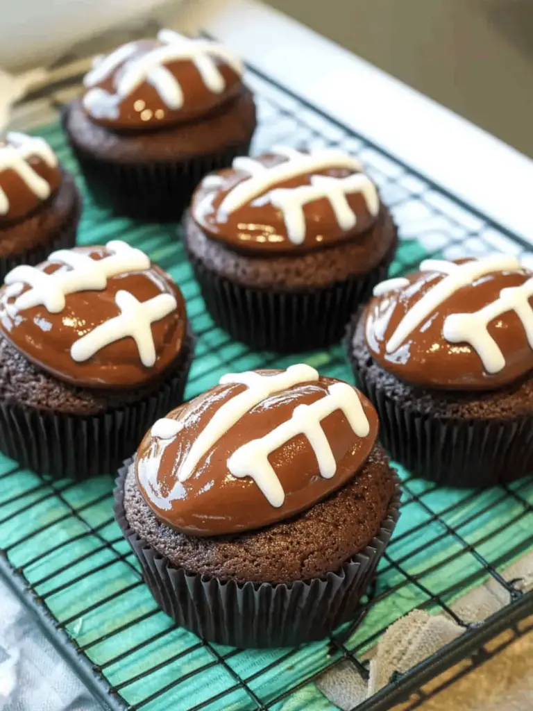 Football Cupcakes