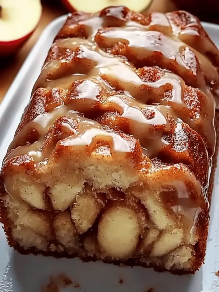 Quick Cinnamon swirl Apple Bread