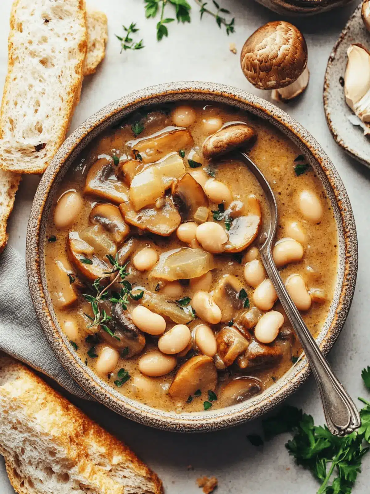 White Bean Mushroom Stew