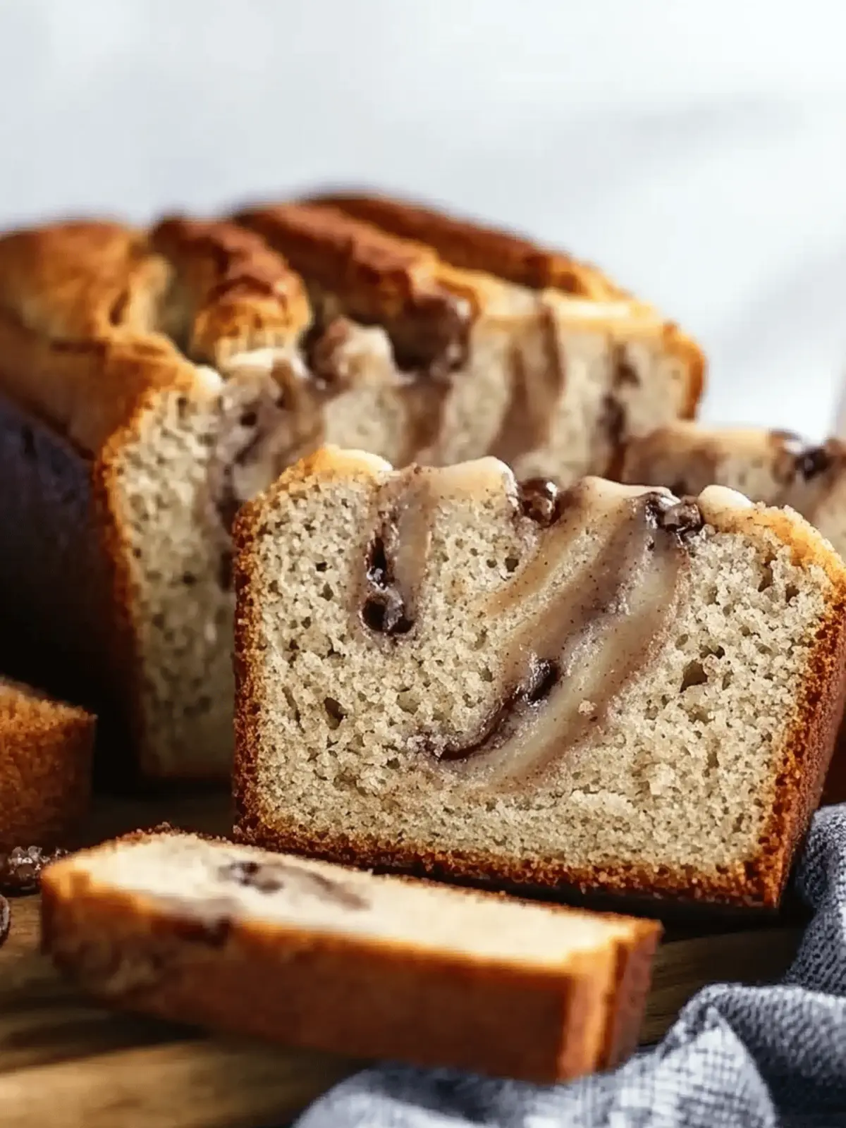 Classic Cinnamon Swirl Banana Bread