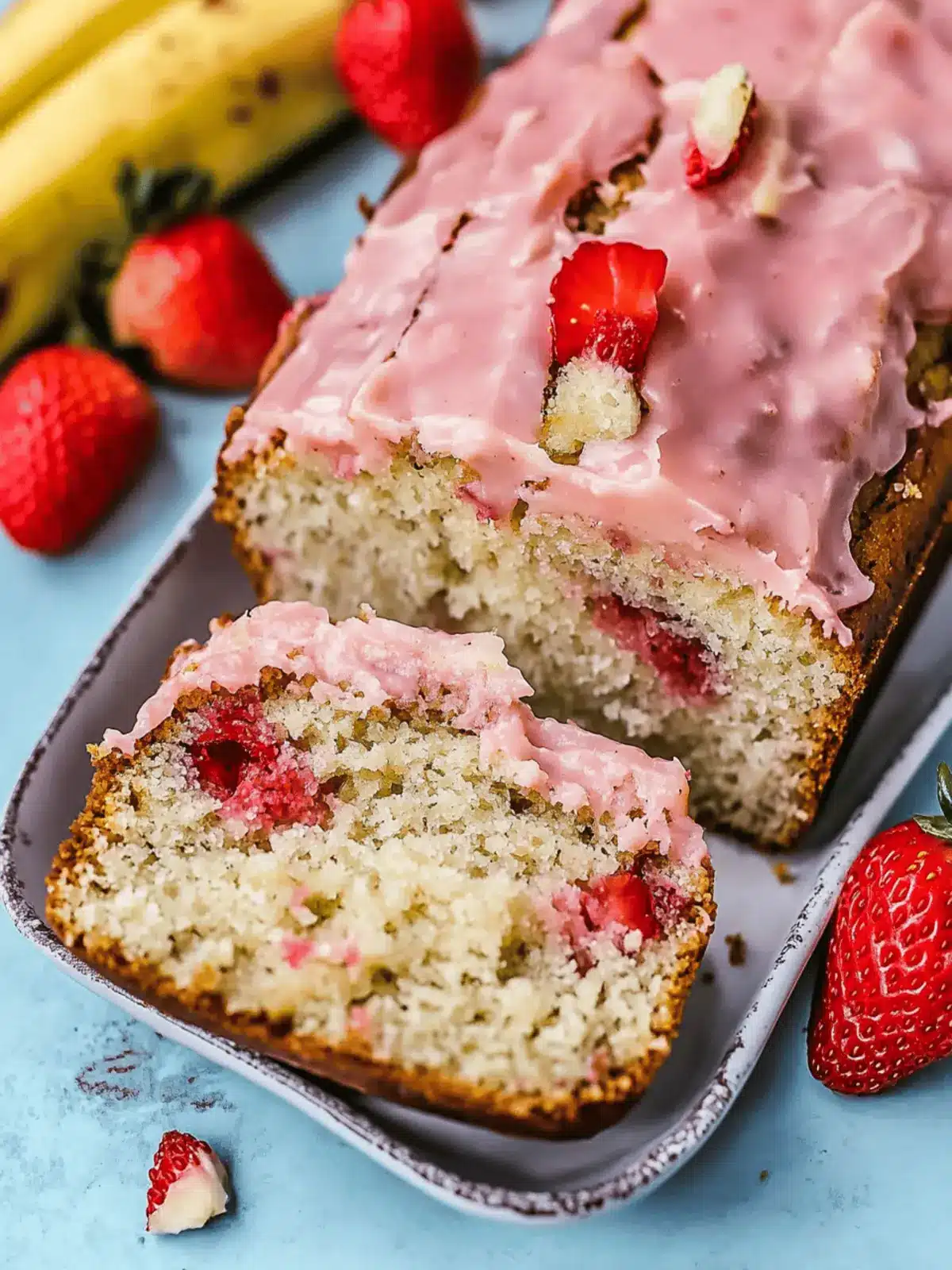 Strawberry Banana Bread