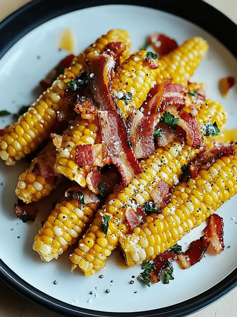 Fried Corn with Bacon