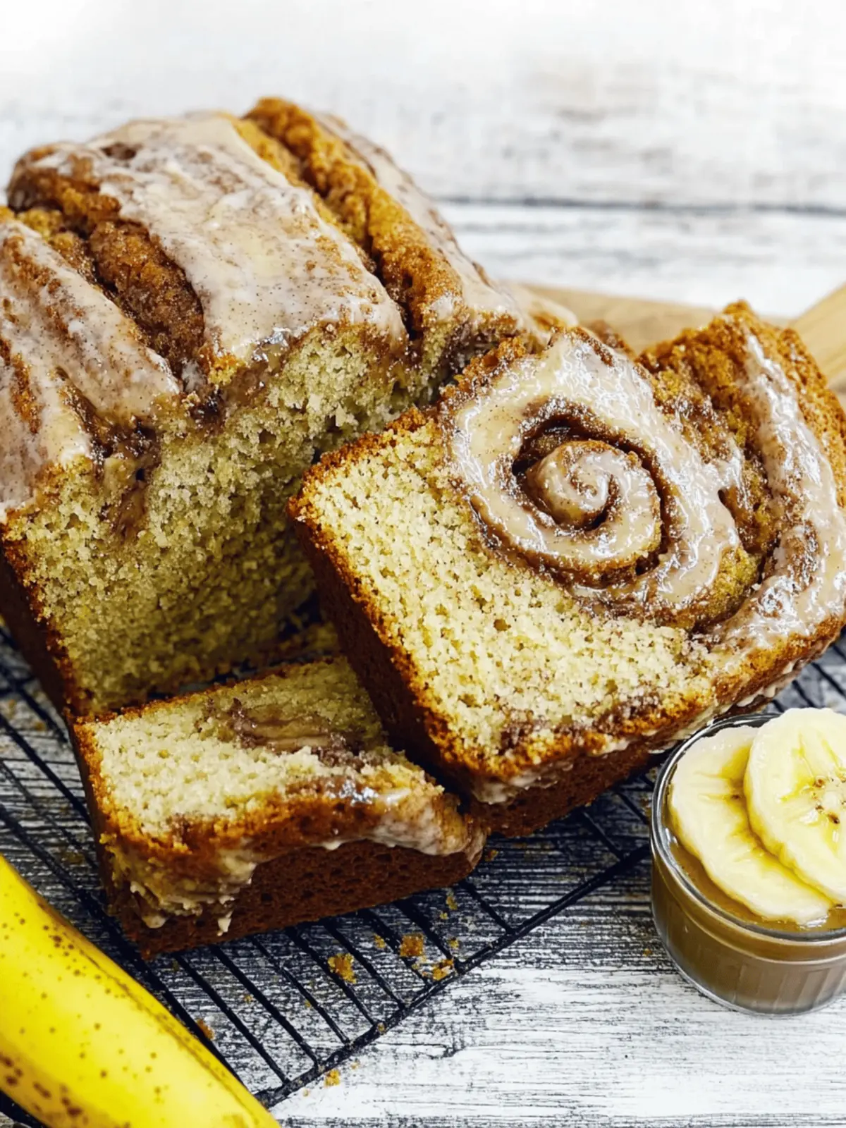 Quick Cinnamon Swirl Banana Bread