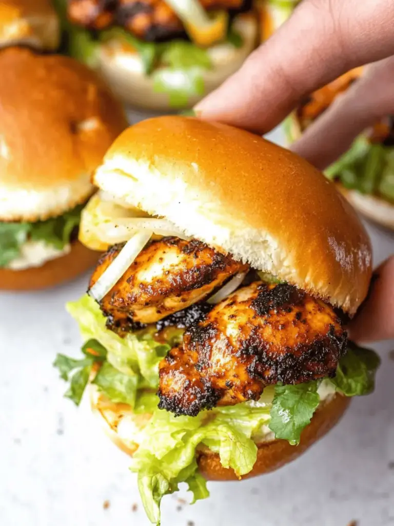 Blackened Chicken Sliders