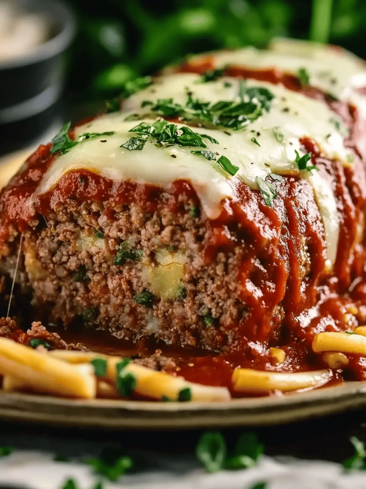 Stuffed Italian Meatloaf