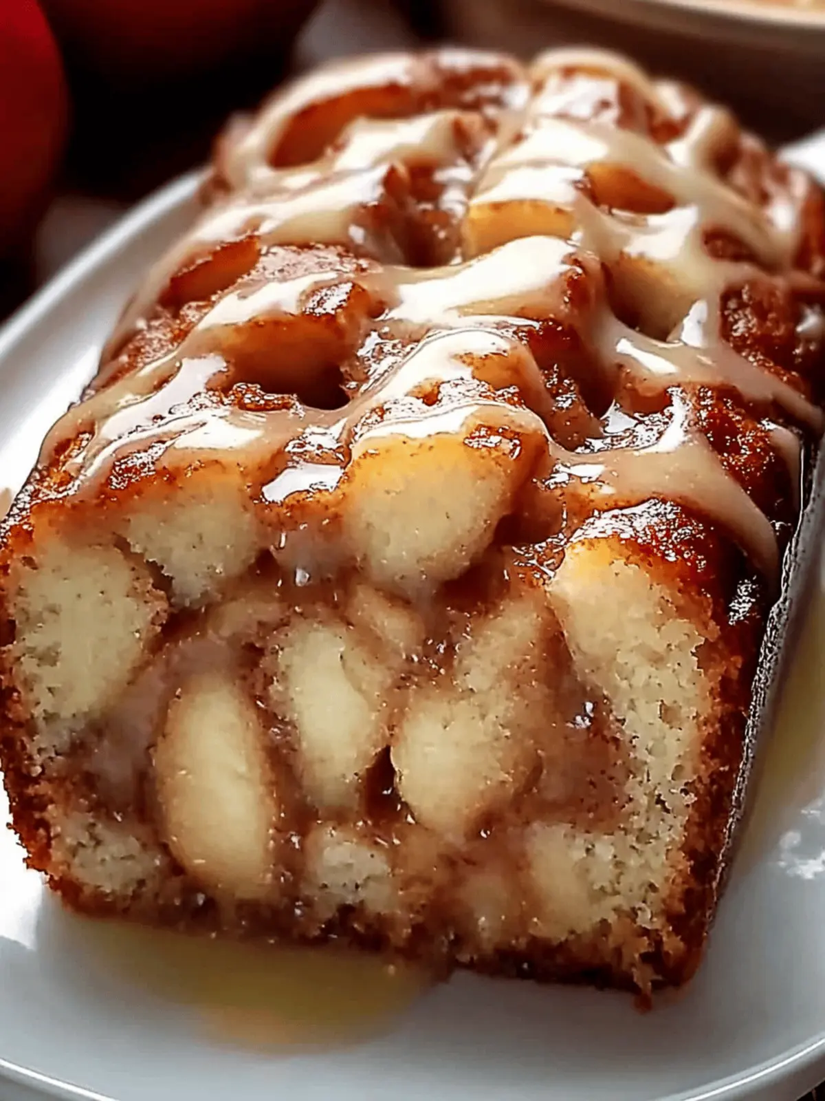 Quick Cinnamon swirl Apple Bread