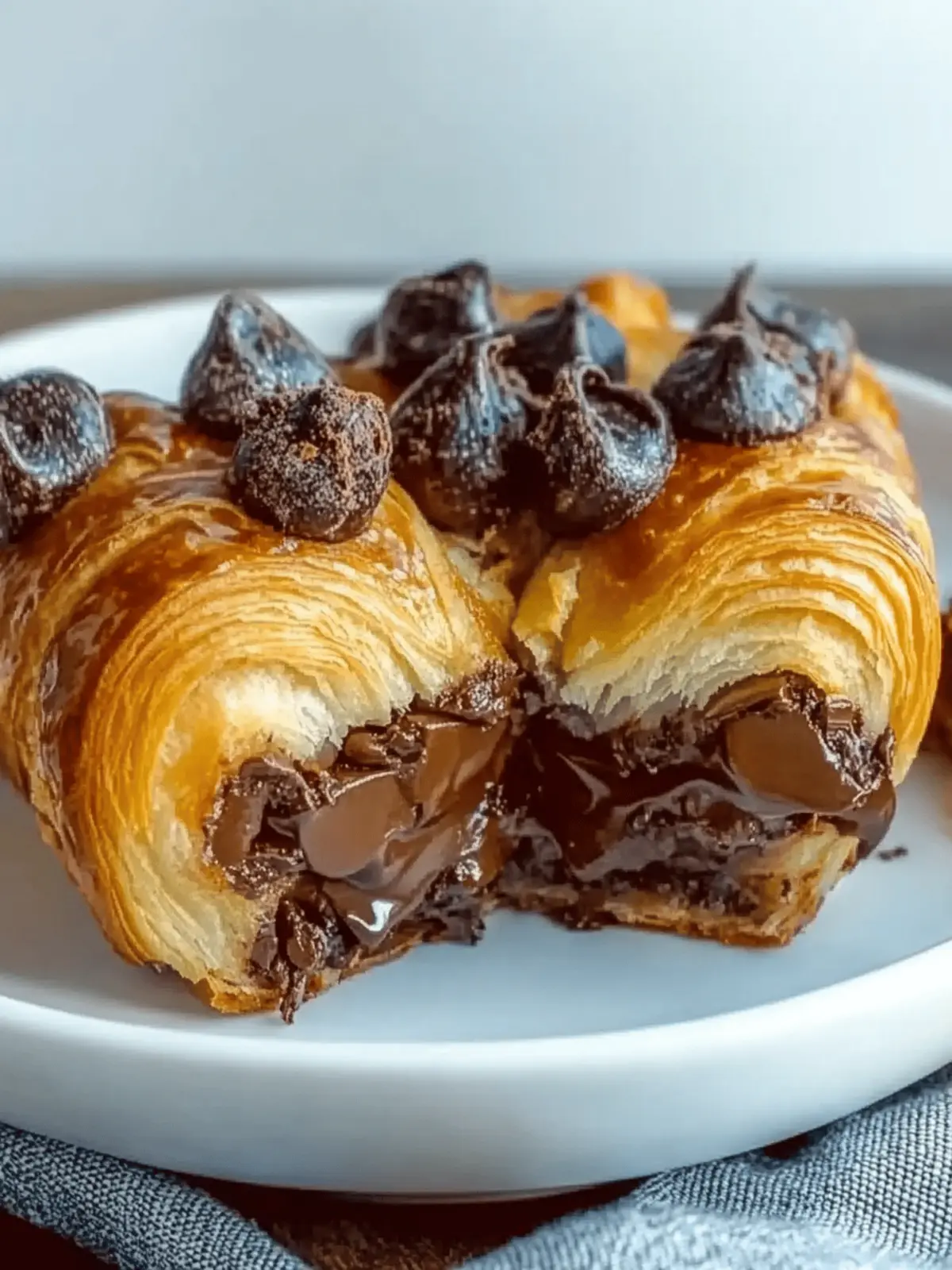 Decadent Chocolate Croissant Breakfast Bake That Impresses!