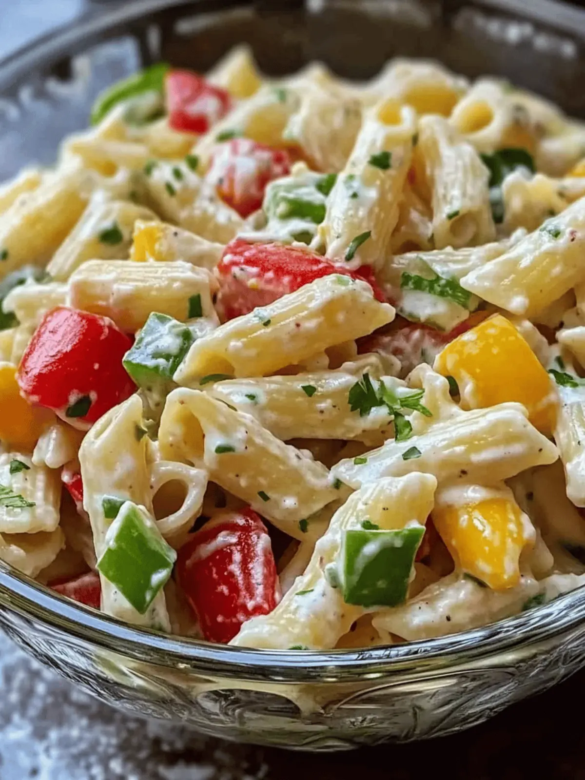 Pasta Salad with Mayo