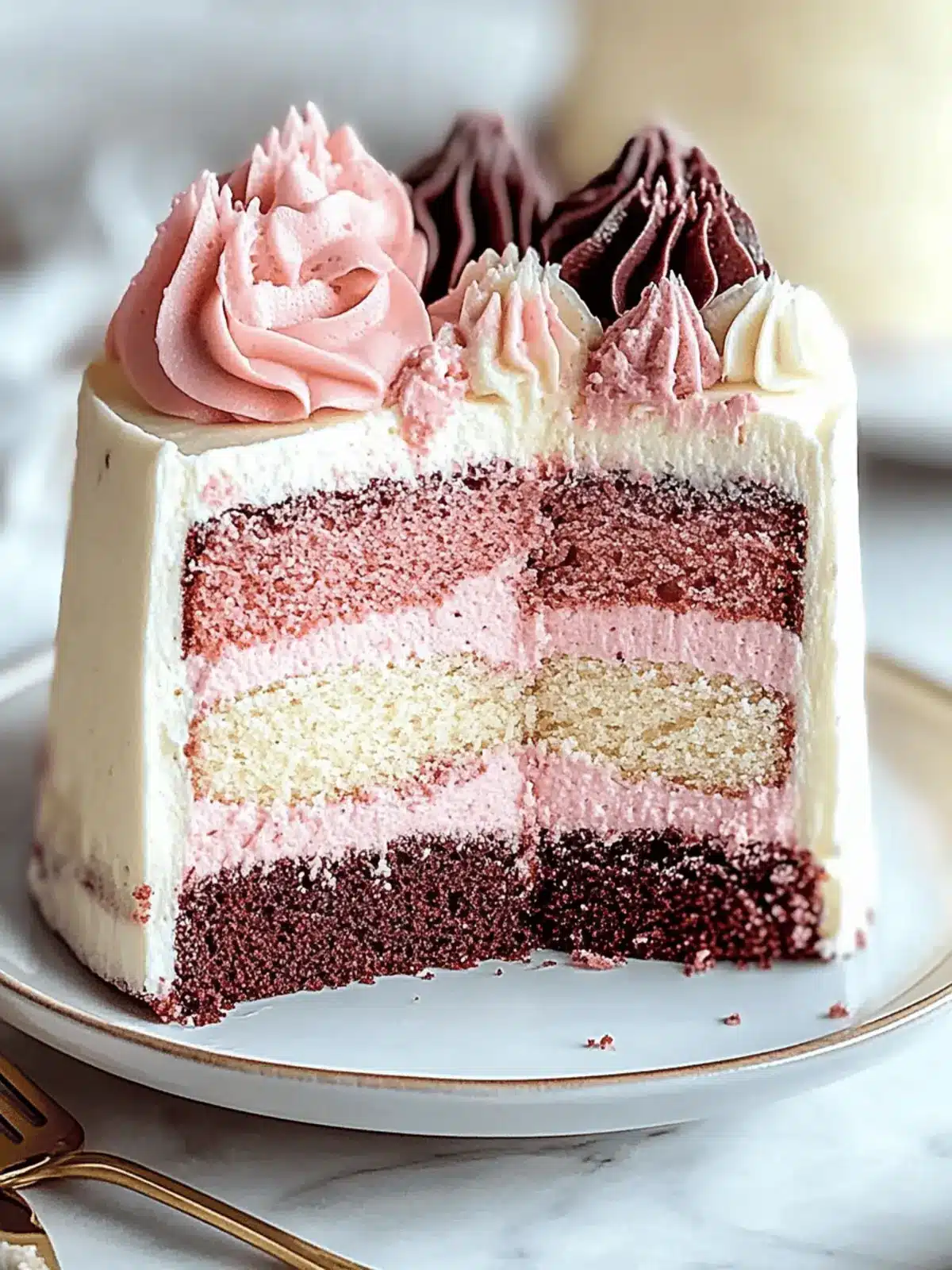 Neapolitan Cake: Three Layers of Pure Delight Awaits You