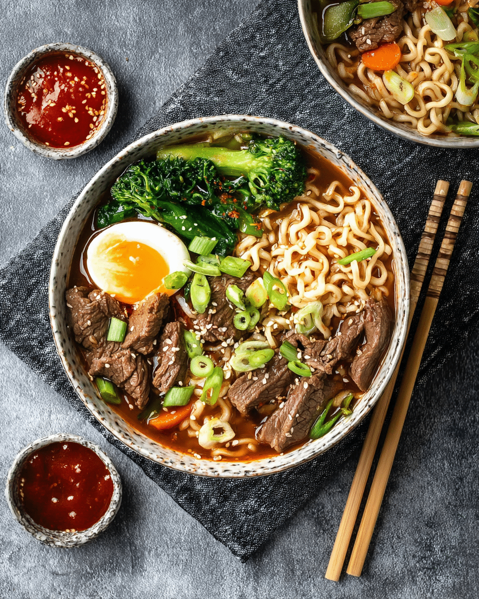 Easy Beef Ramen Noodles