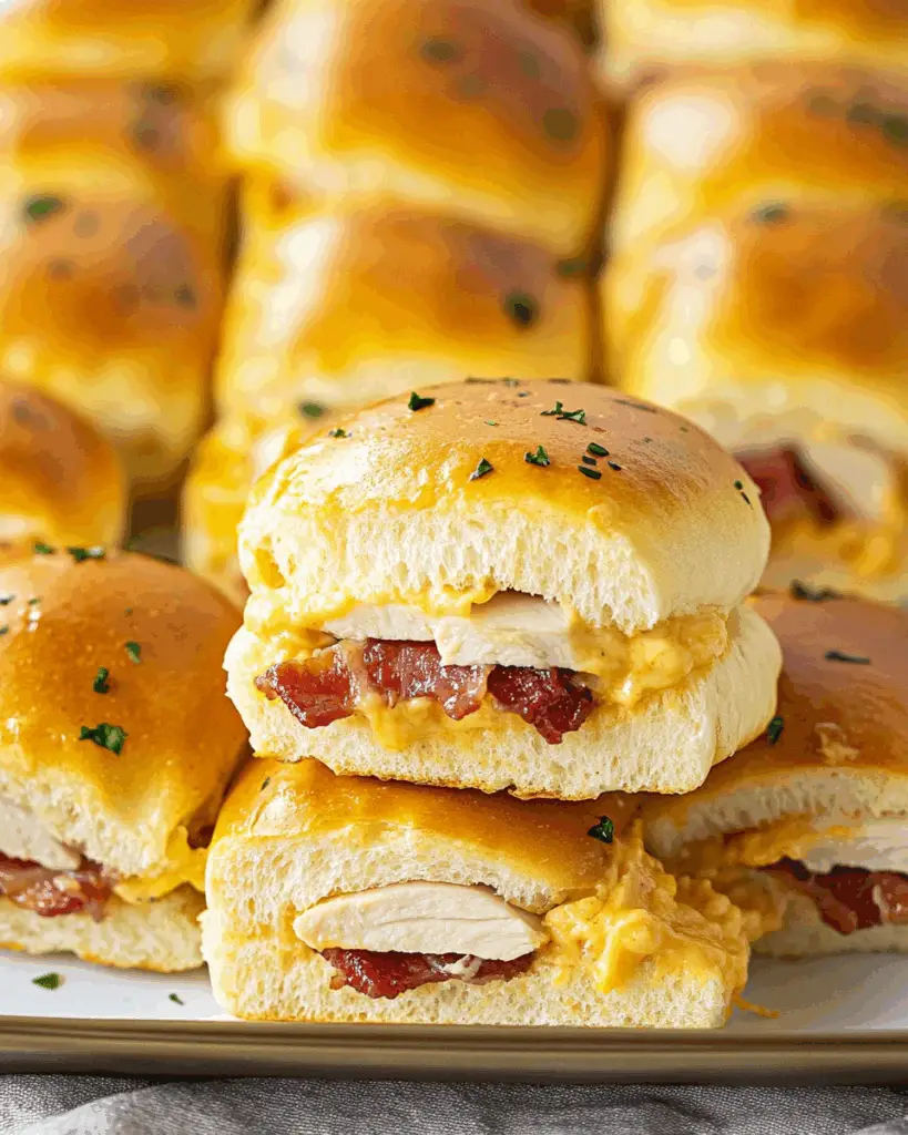 Turkey Bacon Ranch Sliders