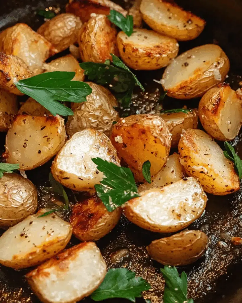Roasted Garlic Parmesan Potatoes