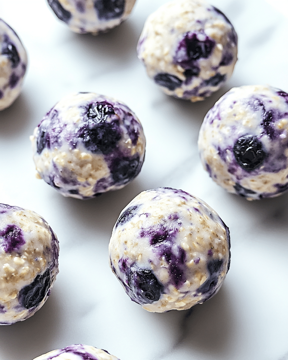 Blueberry Cheesecake Protein Bites