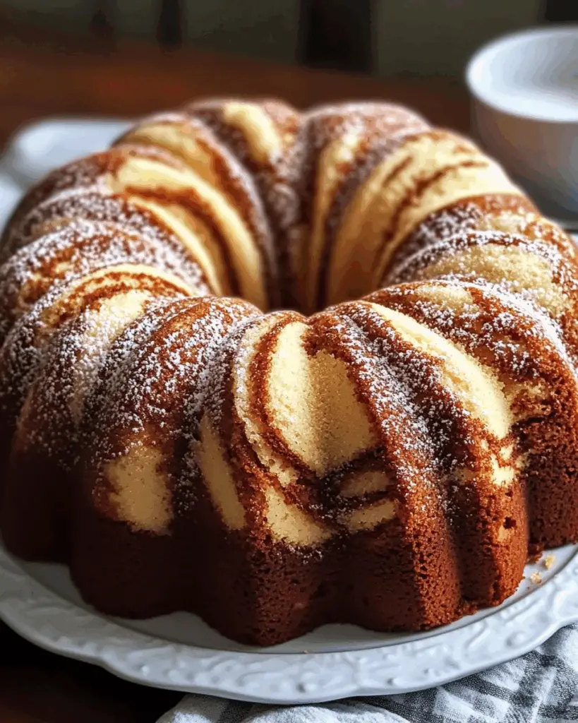 Cinnamon Swirl Bundt Cake