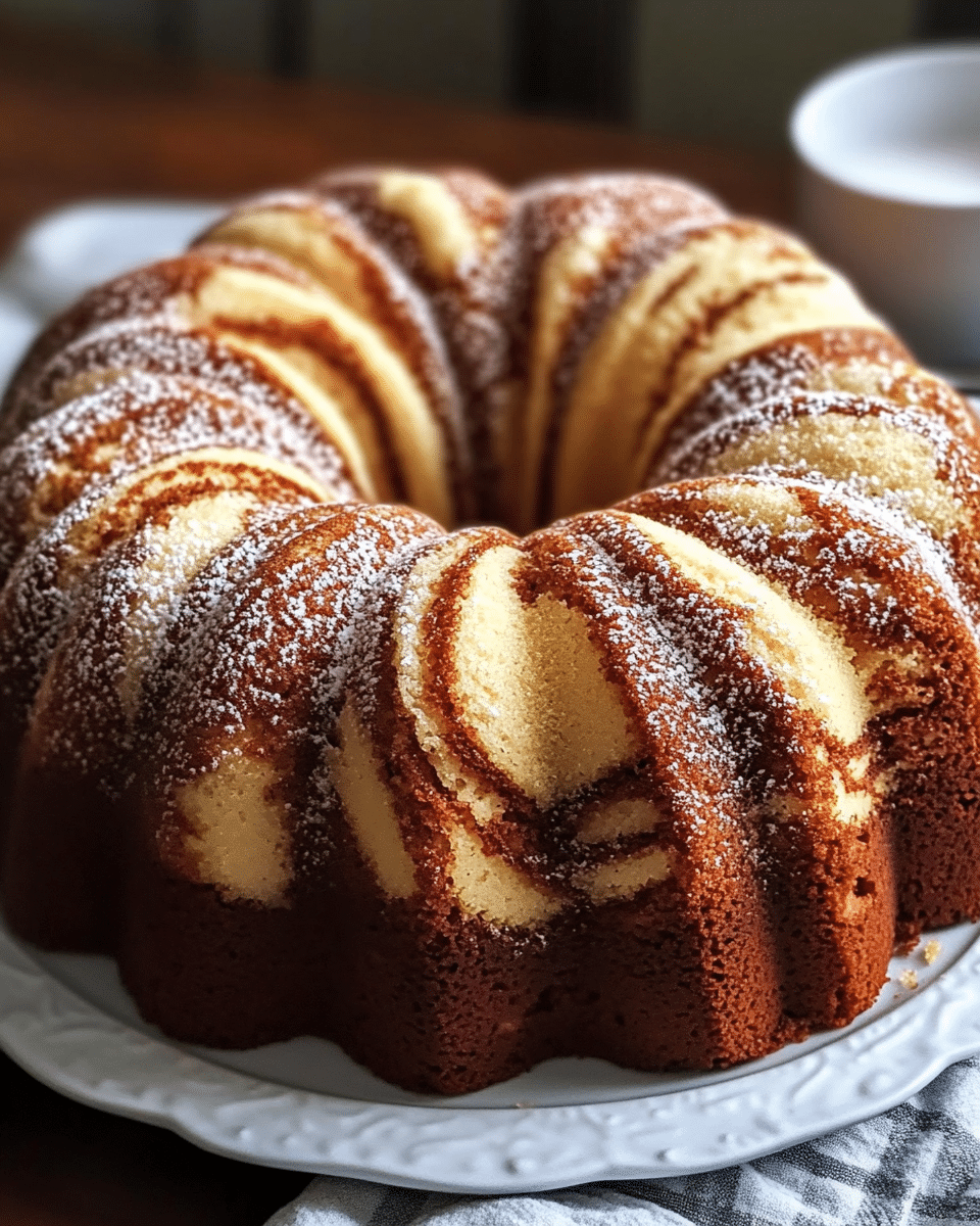 Cinnamon Swirl Bundt Cake