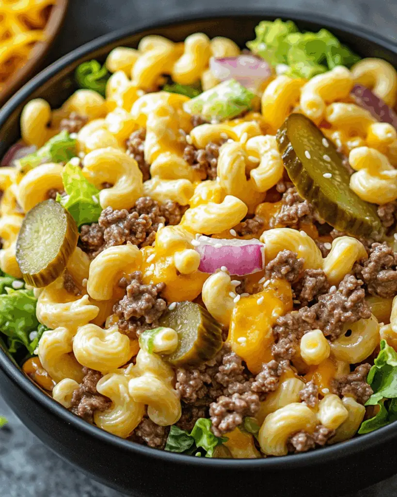 Big Mac Pasta Salad