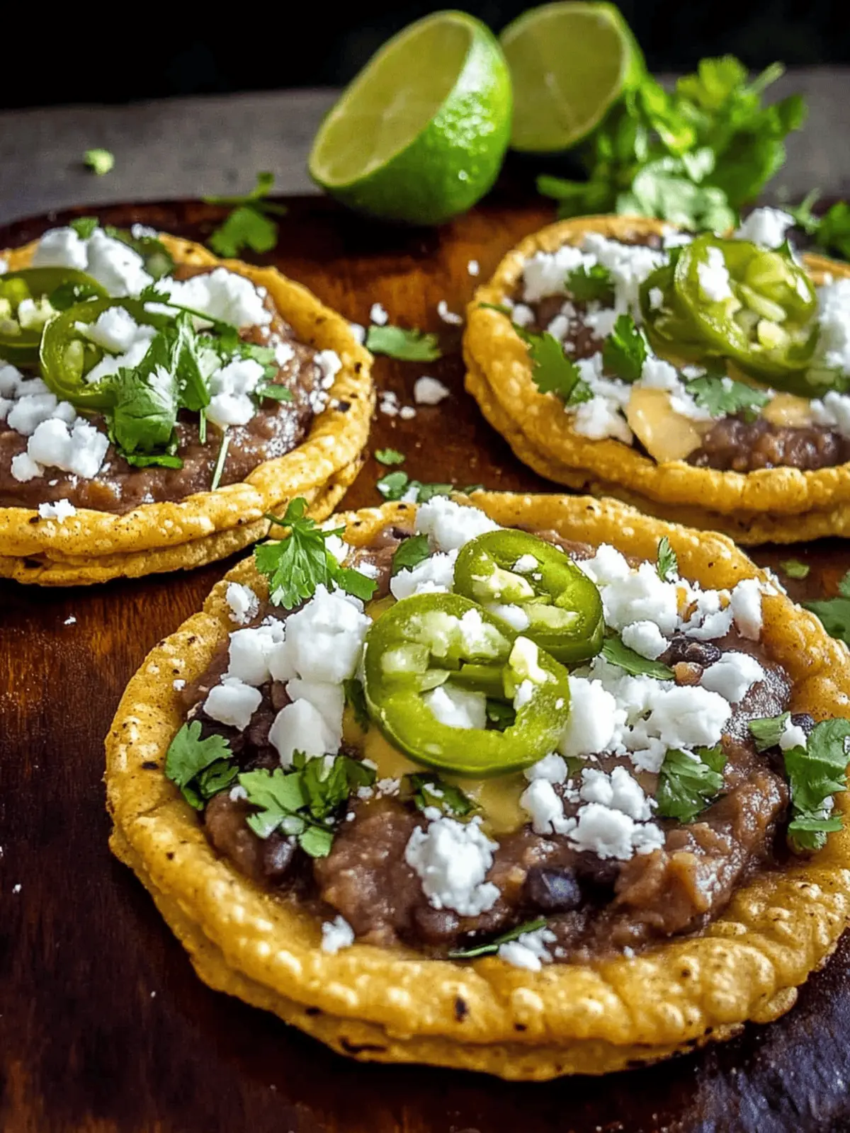 Delicious Sopes with Refried Beans and Cheese Made Easy