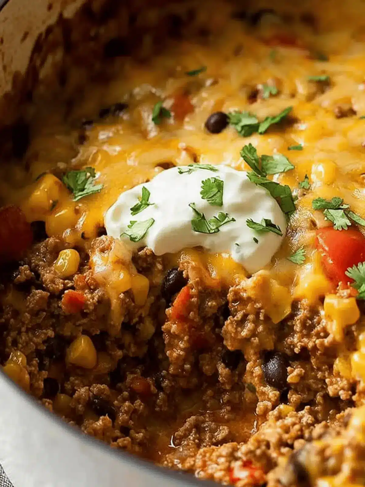 Mexican Ground Beef Casserole