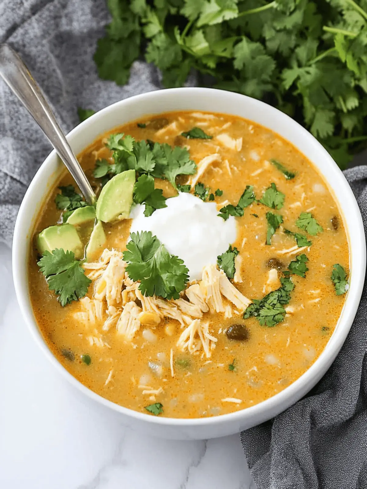 Creamy Chicken Enchilada Soup for Cozy Weeknight Dinners