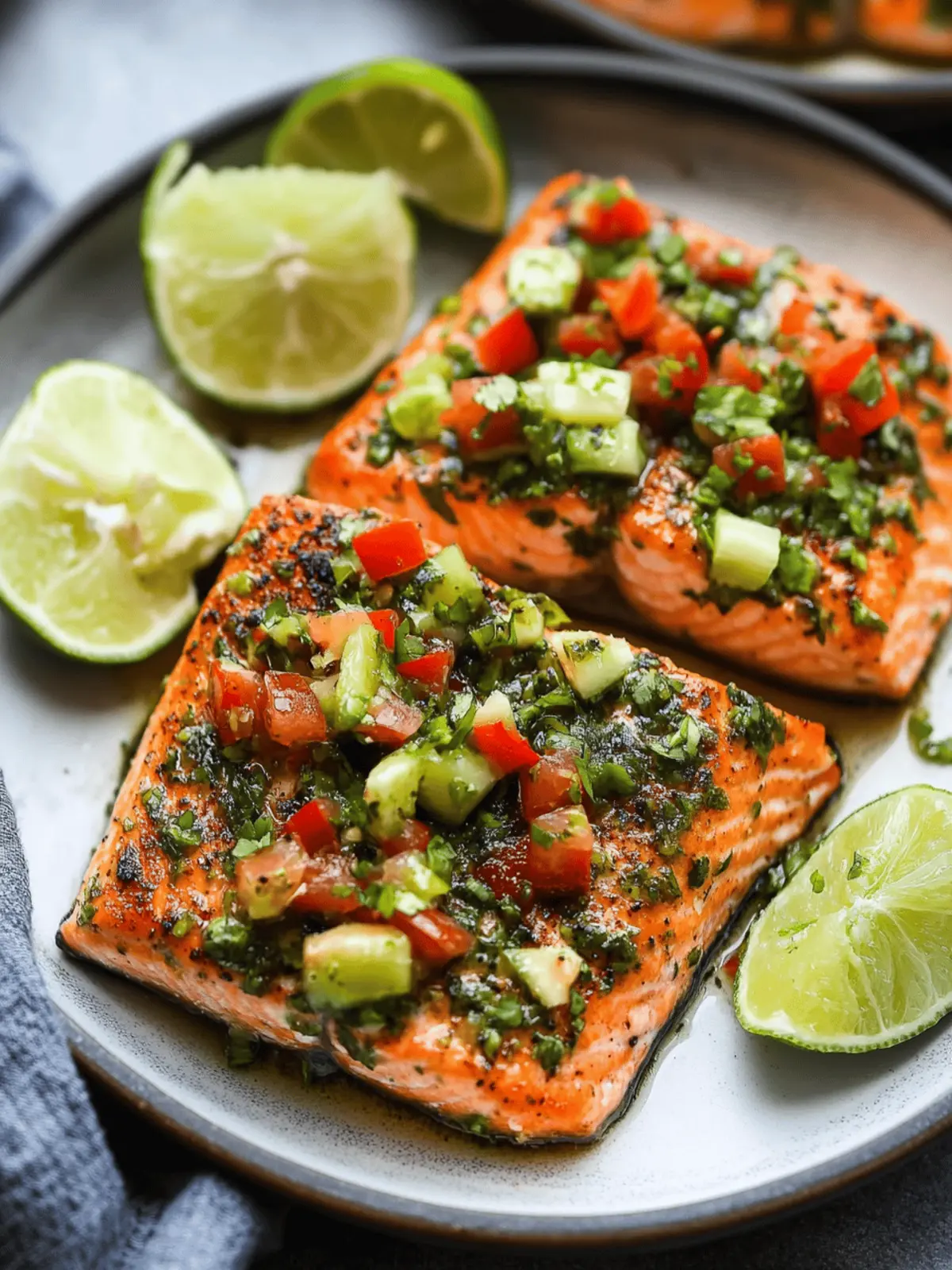 Baked Cilantro Lime Salmon