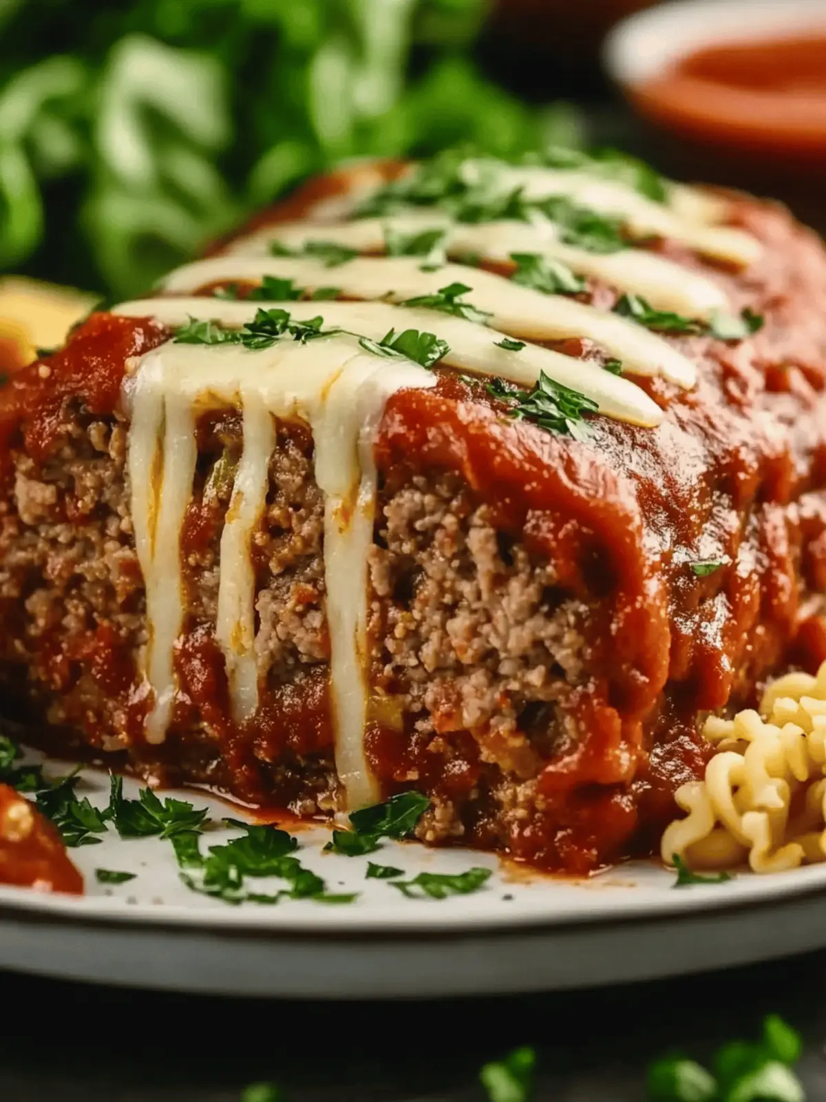 Stuffed Italian Meatloaf