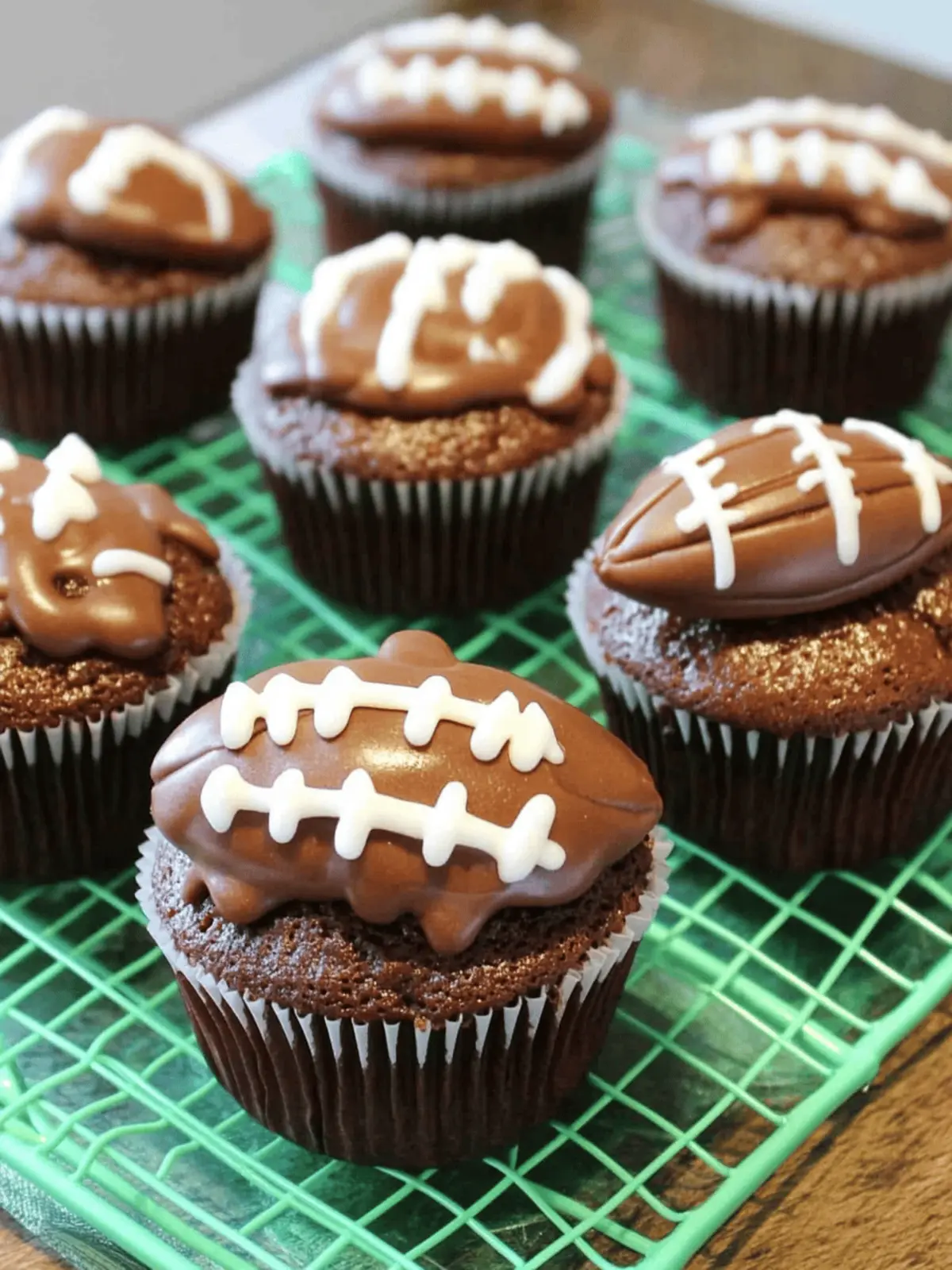 Mouthwatering Football Cupcakes to Wow Your Game Day Guests