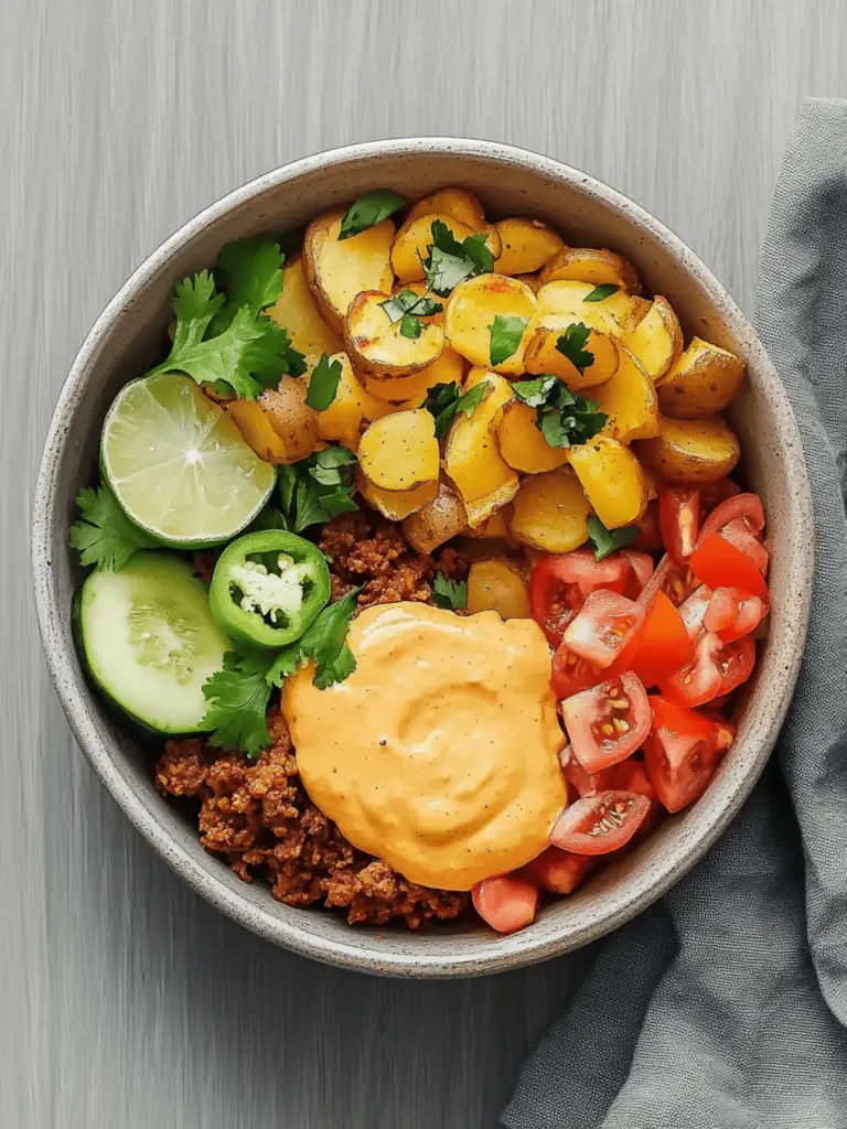 Loaded Fiesta Potato Bowl