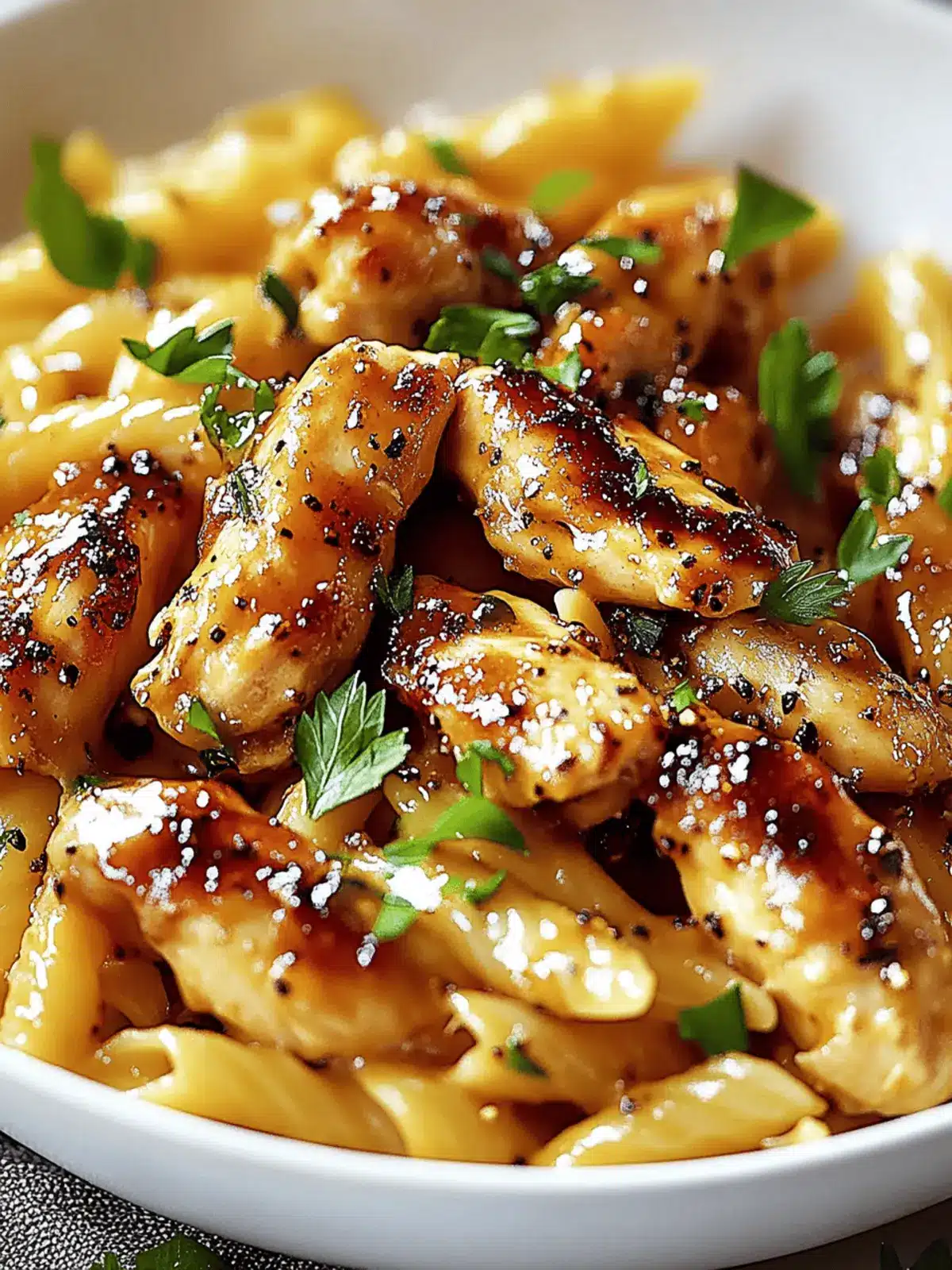 Sweet and Spicy Honey Pepper Chicken Pasta for Busy Nights