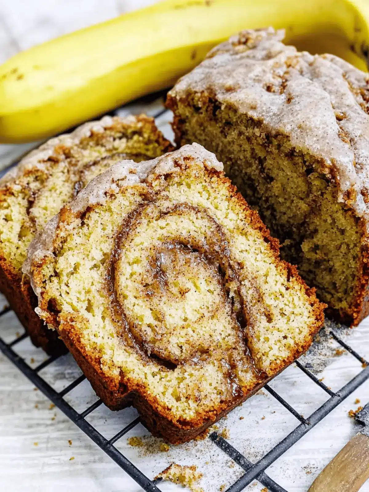 Quick Cinnamon Swirl Banana Bread