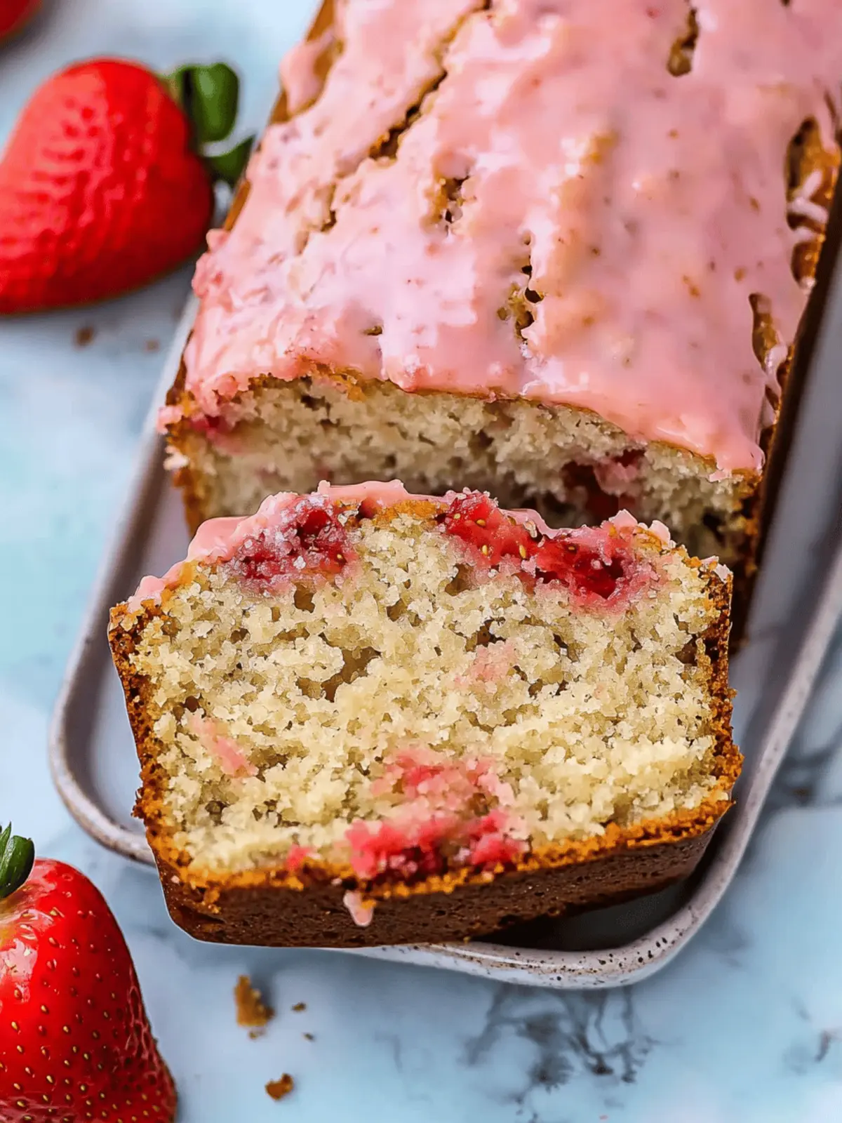 Irresistible Strawberry Banana Bread in Just 1 Bowl