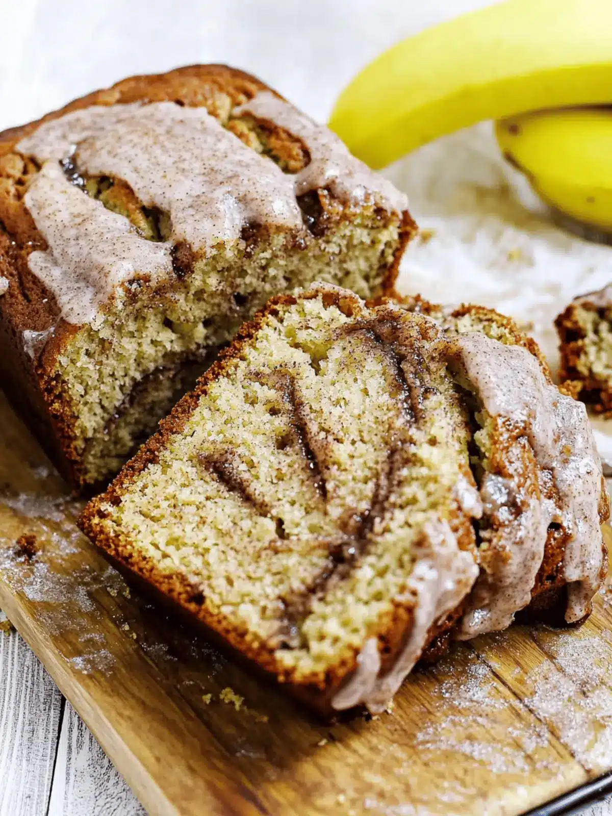 Quick Cinnamon Swirl Banana Bread