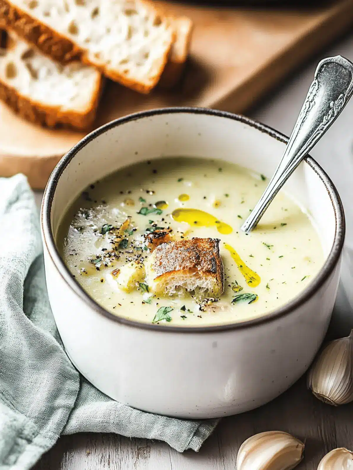 French Garlic Soup