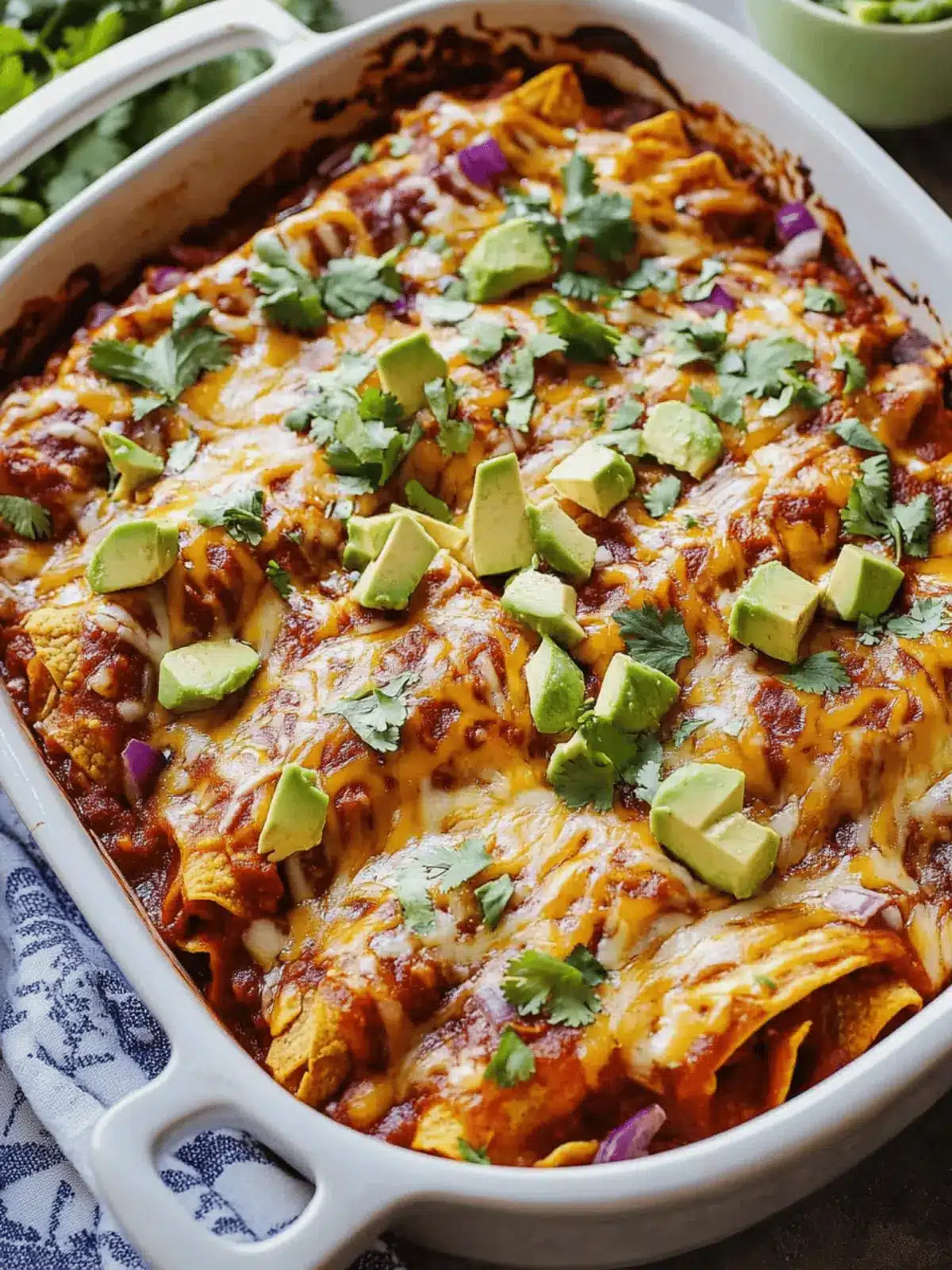 Vegetarian Enchilada Casserole