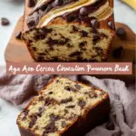 Chocolate Chip Cinnamon Swirl Banana Bread