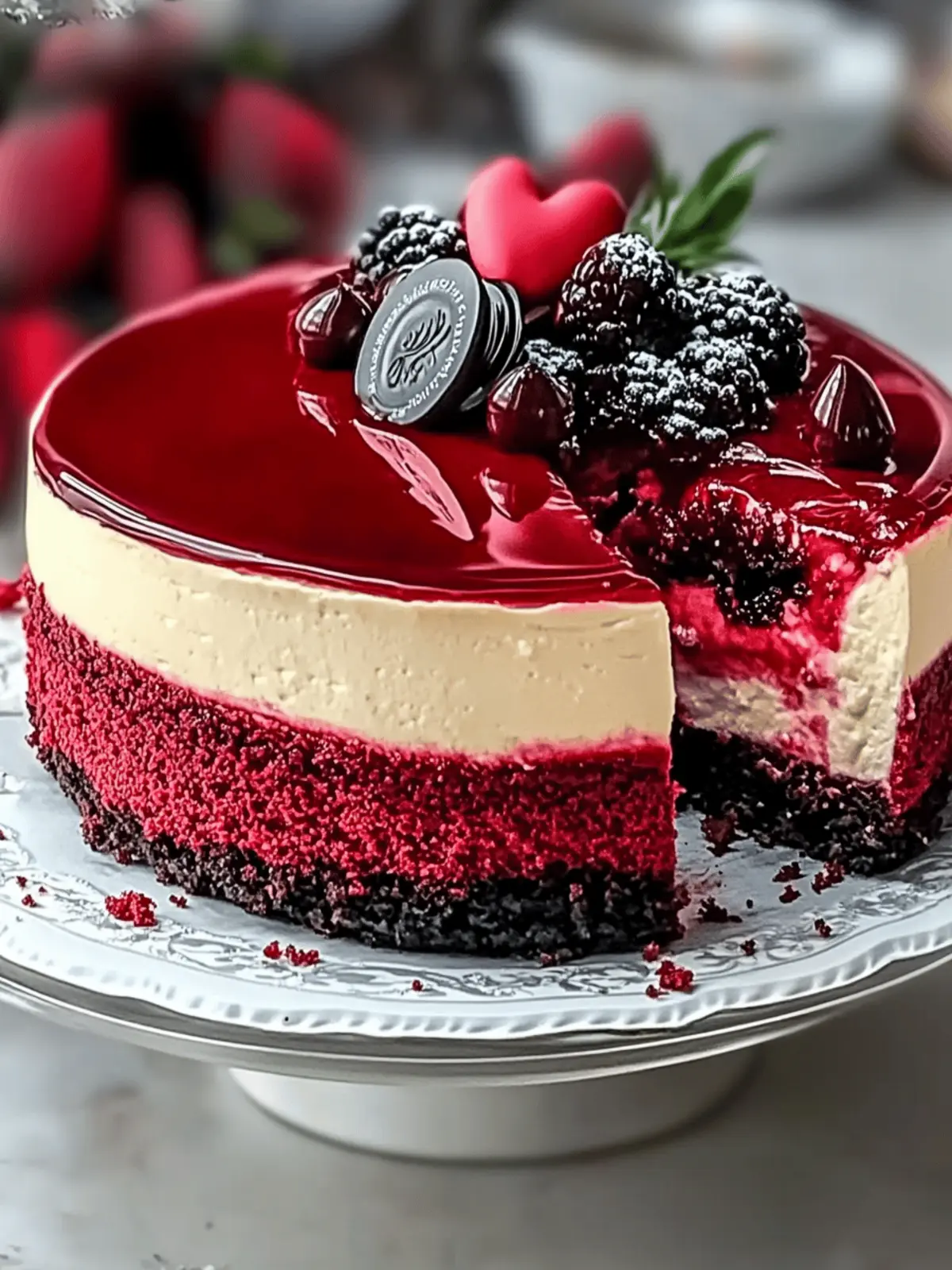 Red Velvet Cheesecake