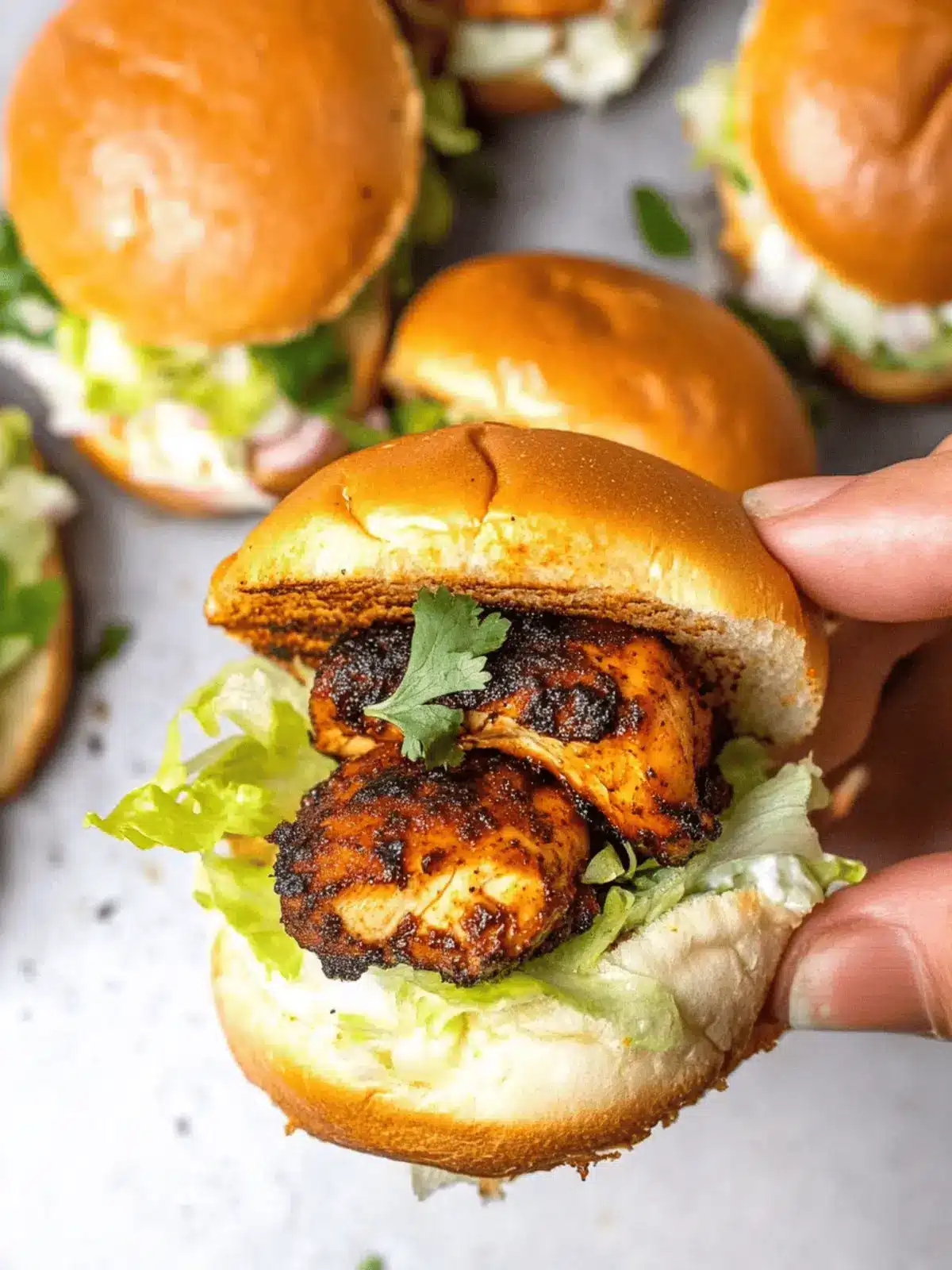 Savor Blackened Chicken Sliders with Homemade BBQ Bliss