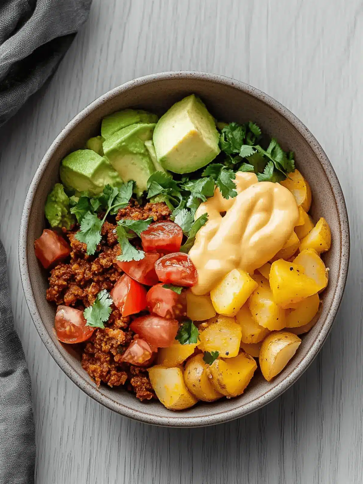 Loaded Fiesta Potato Bowl