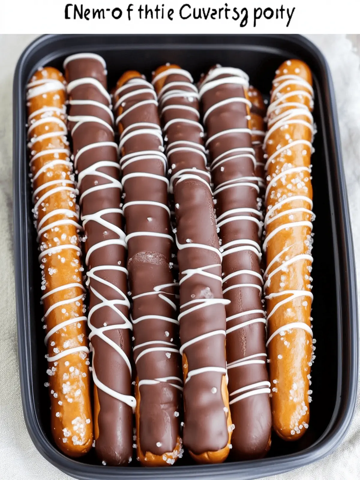 Delicious Chocolate Football Pretzel Rods for Game Day Fun