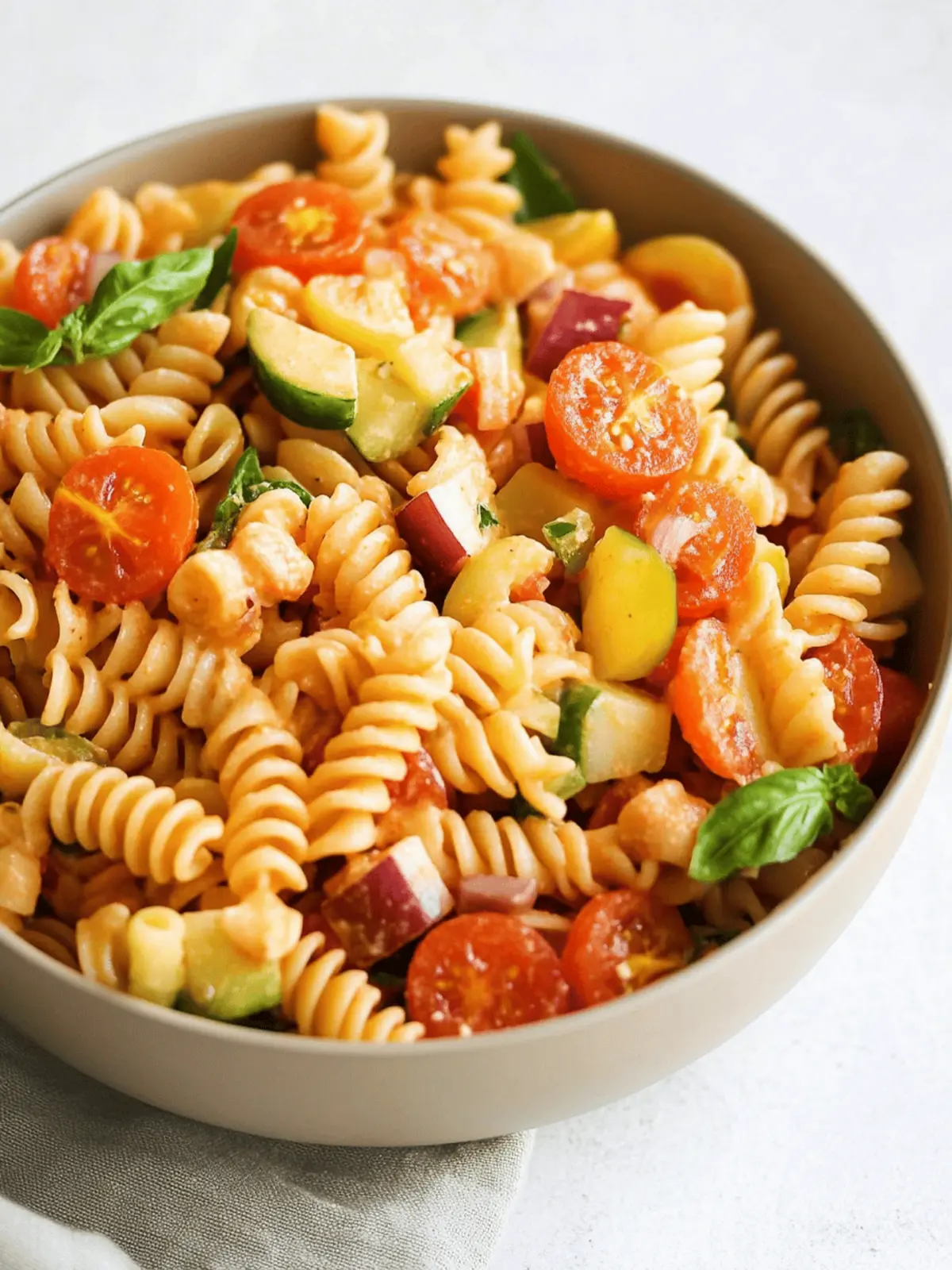 Supreme Pasta Salad: A Zesty Twist for Summer Gatherings