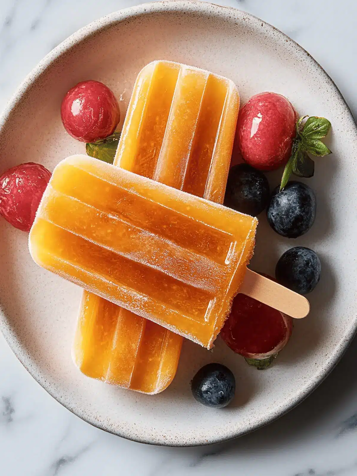 Mango Chile Ice Pops