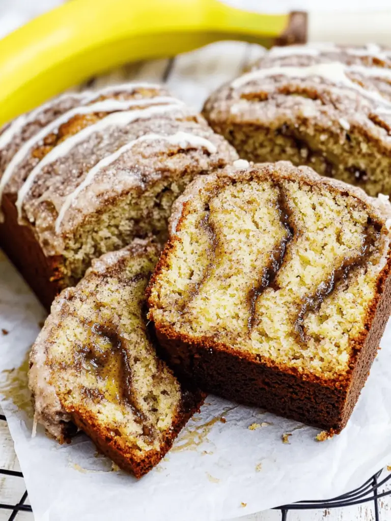Quick Cinnamon Swirl Banana Bread